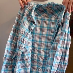 Jcrew Light blue plaid button up